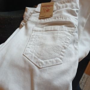 Women True Religion cargo jeans, shirt